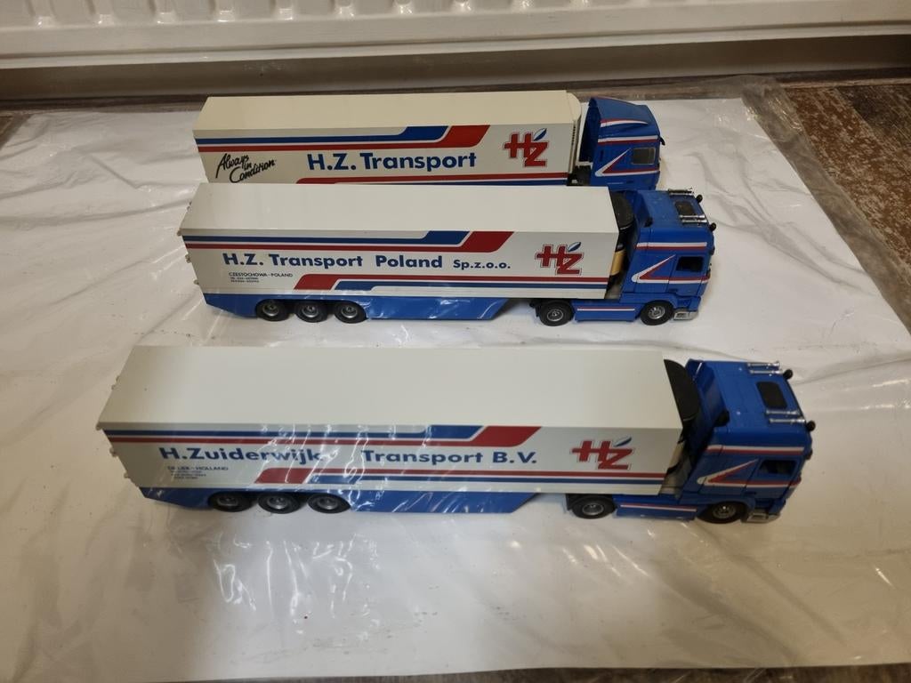 Set Zuiderwijk HZ Transport tekno, Verzenden, Zo goed als nieuw, Bus of Vrachtwagen, Tekno