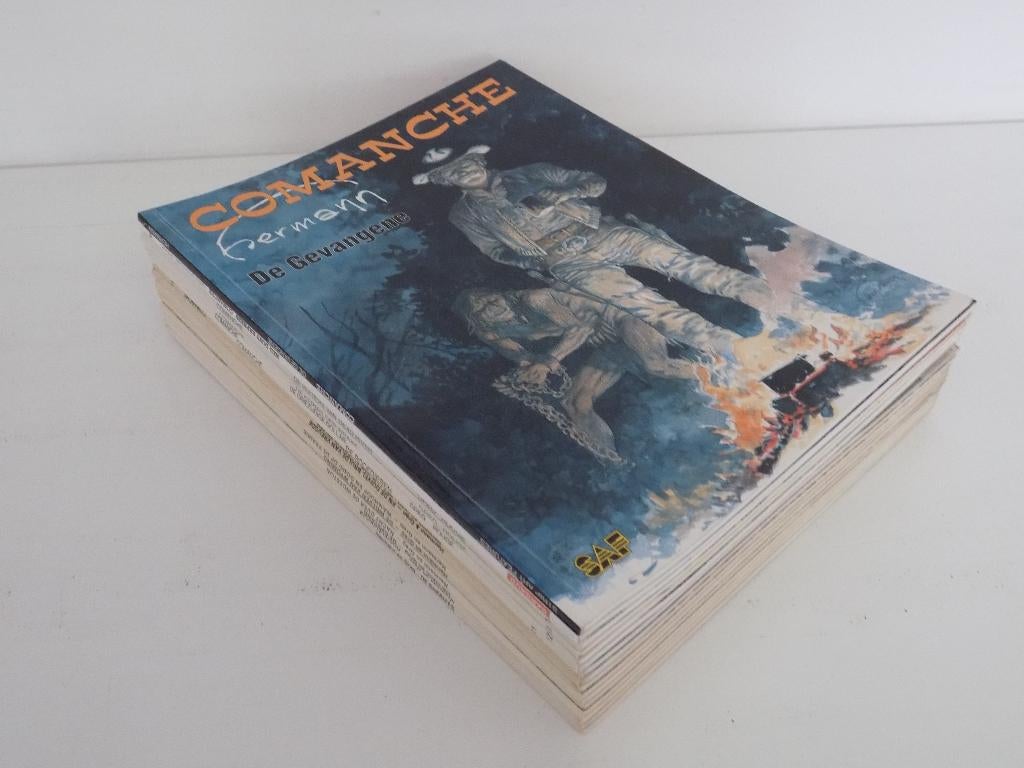Comanche ~ Complete serie 1 t/m 15 + De Gevangene, Complete serie of reeks, Ophalen of Verzenden, Gelezen