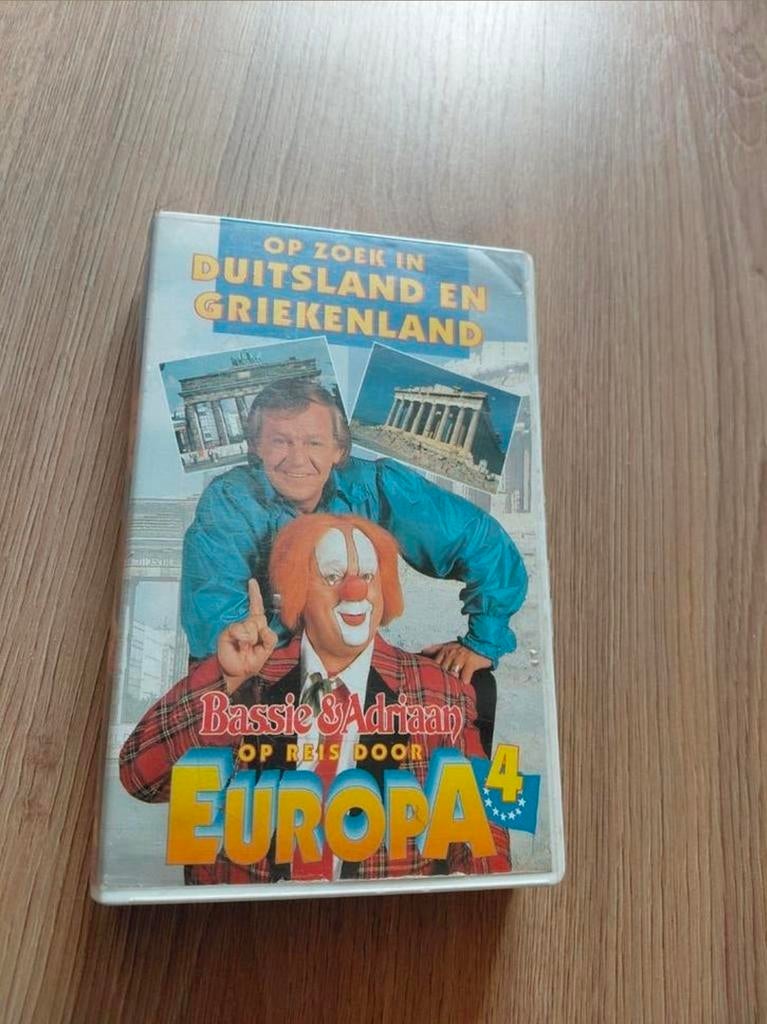 Bassie en Adriaan op reis door Europa 4 CNR. Stuk., Gebruikt, Alle leeftijden, Kinderprogramma's en -films, Overige typen