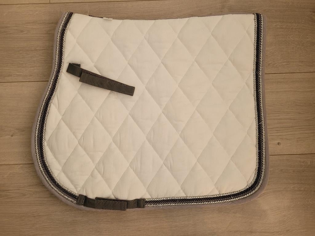 Horsegear VS zadeldekje, wit met mooie biezen. Full ZGAN, Ophalen of Verzenden, Zo goed als nieuw