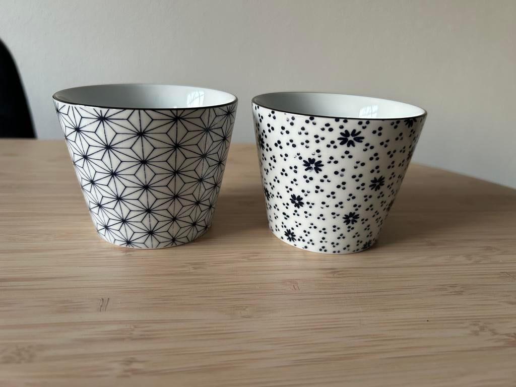 Kitchen trend kopjes, Ophalen of Verzenden, Zo goed als nieuw, Overige stijlen, Kop(pen) en/of Schotel(s)