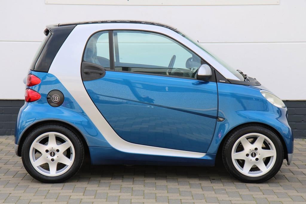 Smart Fortwo coupé 1.0 mhd Brabus Pano Airco NAP uniek !, Auto's, Smart, Automaat, Achterwielaandrijving, Gebruikt, Zwart