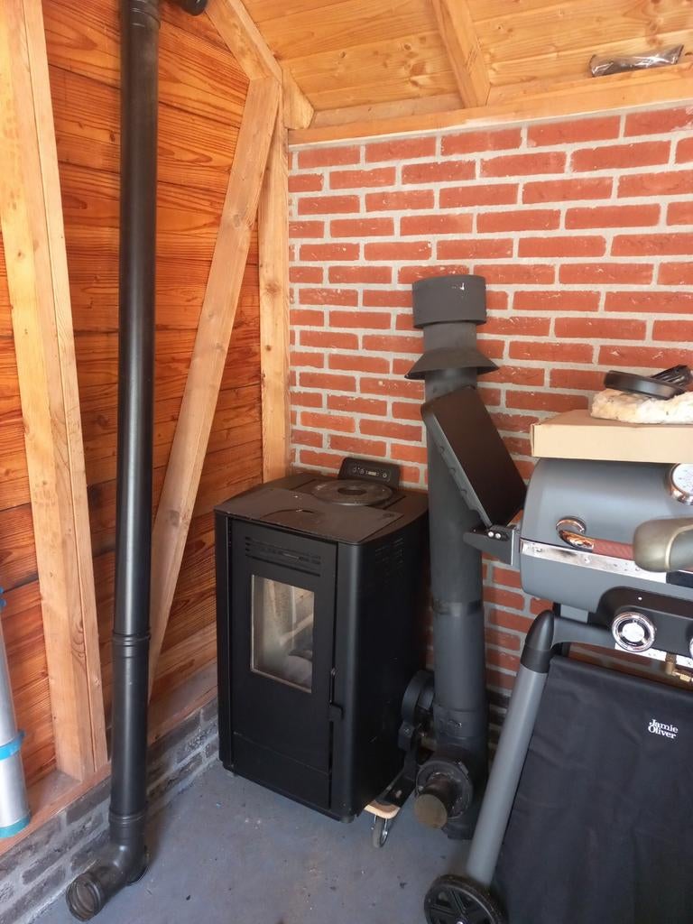 Mooie palletkachel, Ophalen