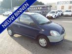 Toyota Yaris 1.0-16V VVT-i (bj 1999), Auto's, Voorwielaandrijving, Stof, Blauw, 68 pk