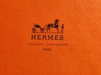 Hermès Paris Hermes stropdas cravatte doos oranje Vintage, Ophalen of Verzenden, Gebruikt