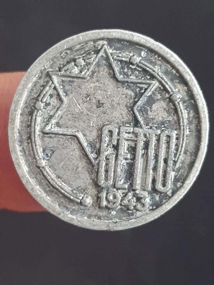 5 Mark munt uit Ghetto van Lodz Ghetto (Polen) Nazi Duitsl., Postzegels en Munten, Munten | Amerika, Noord-Amerika, Ophalen of Verzenden