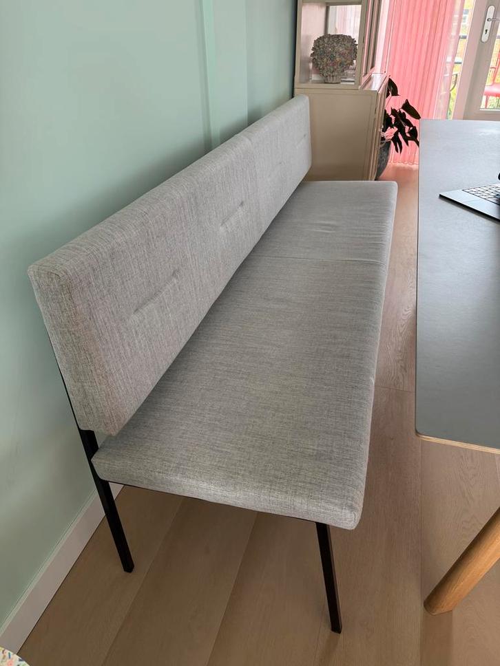 Eetkamerbankje Bodilson, Huis en Inrichting, Tafels | Eettafels, Gebruikt, 150 tot 200 cm, 50 tot 100 cm, Drie personen, Rechthoekig