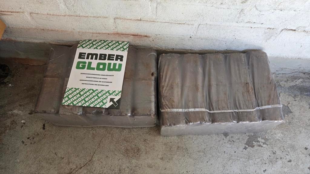 Ember Glow 20 briketten, Ophalen, Zwart
