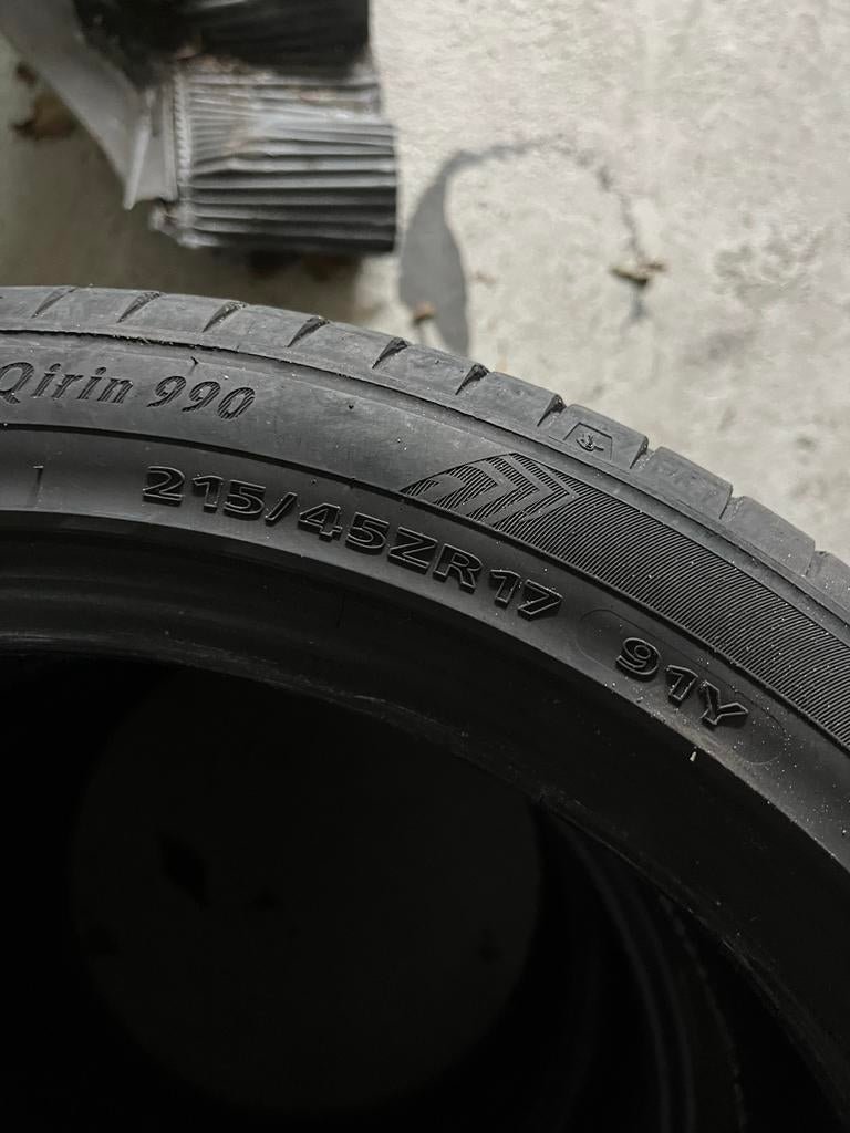Landsail Zomerbanden 215/45ZR17 91Y, Ophalen, Gebruikt