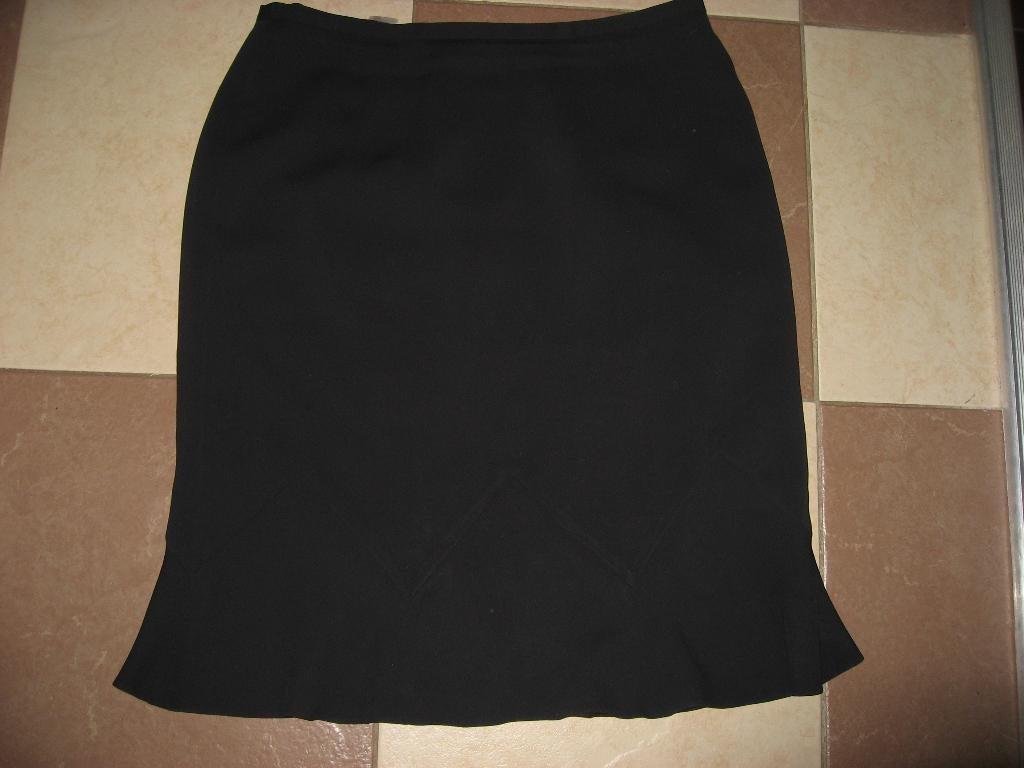 OPRUIMING mooie zwarte gevoerde rok, mt 44, Verzenden, Zwart, Maat 42/44 (L), Zo goed als nieuw