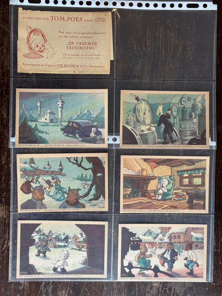 Compleet De Muinck serie 8 - Tom Poes en de rare uitvinding, Ophalen of Verzenden, Overige landen