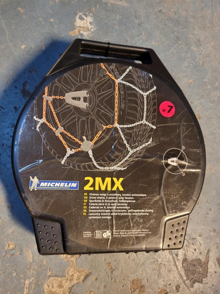 Michelin 2MX Sneeuwkettingen Kruisvorm Zelfregelend Nr 7, Ophalen of Verzenden, Nieuw