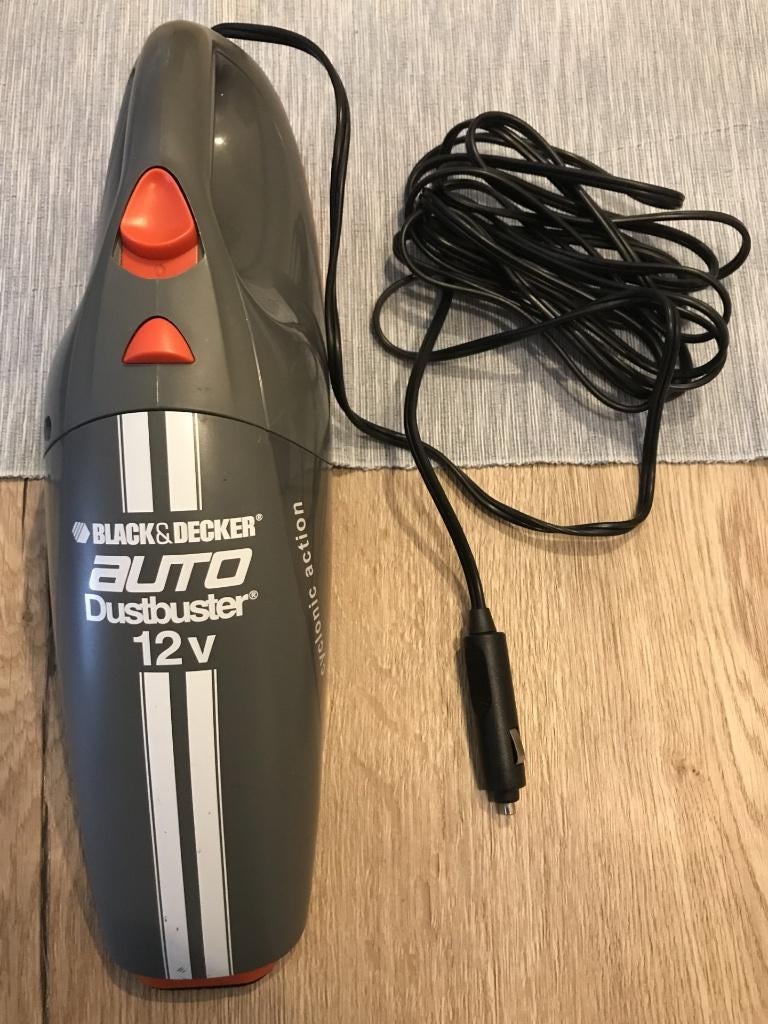 Black Decker Auto Dustbuster 12 v, Ophalen of Verzenden, Gebruikt, Reservoir, Kruimeldief