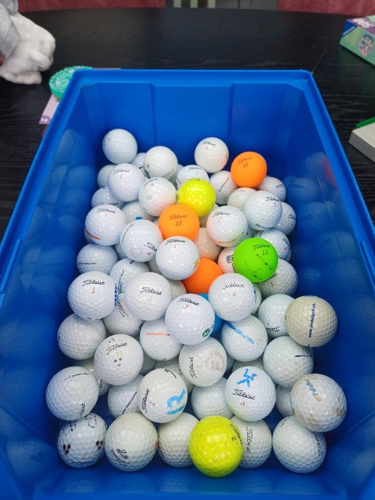 Titleist golfballen mix zie beschrijving, Sport en Fitness, Ophalen of Verzenden, Zo goed als nieuw, Bal(len)