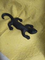 14911) mooie zware gietijzeren salamander lang 20cm, Ophalen of Verzenden, Zo goed als nieuw, Paard, Beeldje of Figuurtje