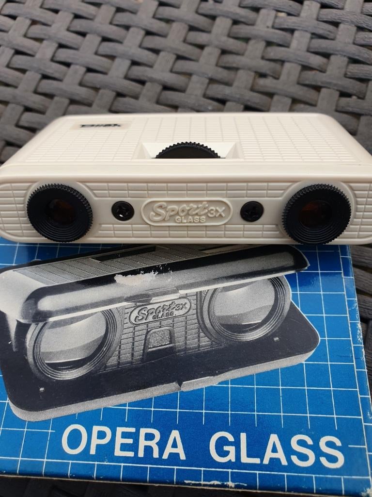 Vintage Opera Glas - Compacte Verrekijker zgan opvouwbaar, Audio, Tv en Foto, Minder dan 8x, Overige typen, Ophalen of Verzenden