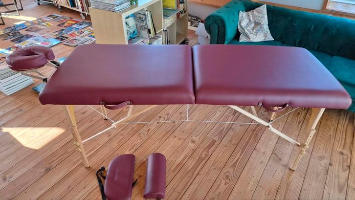 Massagetafel Tao line PZ116 opvouwbaar vinyl compleet, Sport en Fitness, Massageproducten, Zo goed als nieuw, Massagetafel, Ophalen