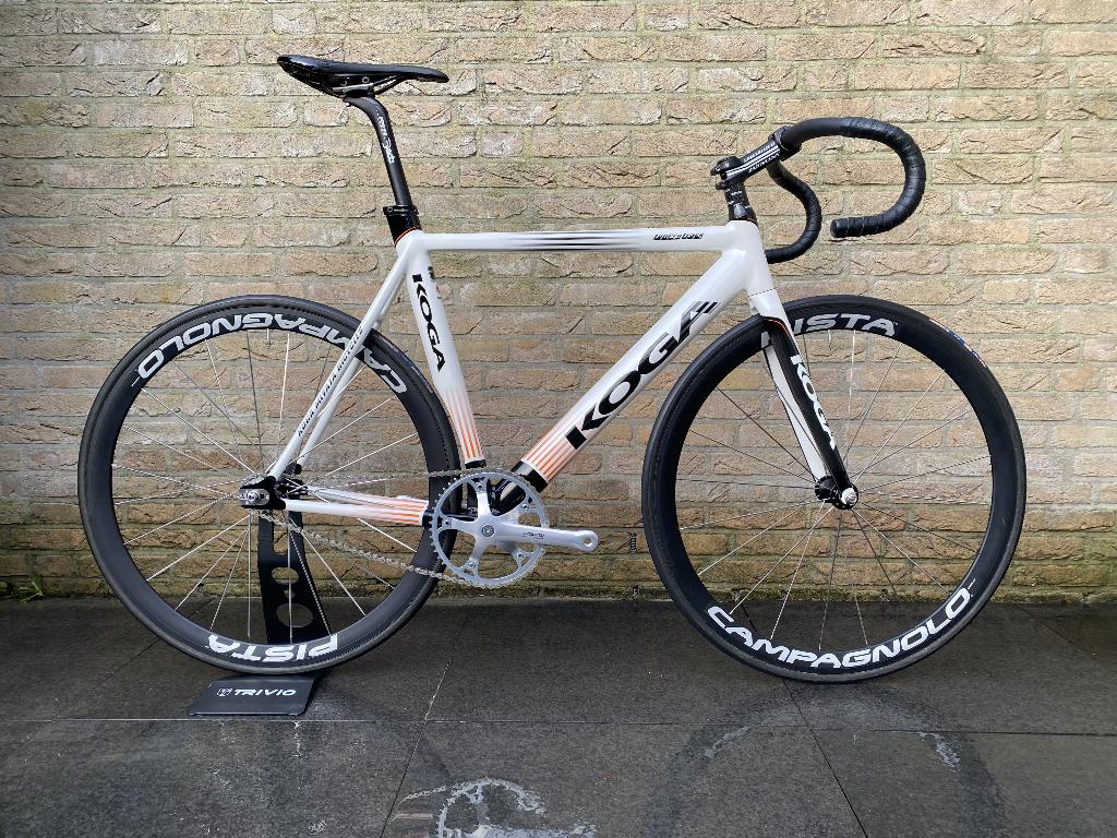 KOGA Full Pro baanfiets - Campagnolo Record Pista, Fietsen en Brommers, Ophalen, Gebruikt, Aluminium, Koga Miyata