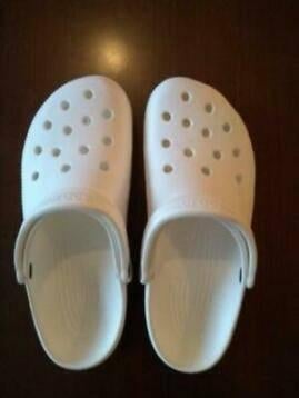 Witte crocs clogs clompen klomp rubberen slofjes maat 30, Jongen of Meisje, Overige typen, Nieuw, Ophalen of Verzenden