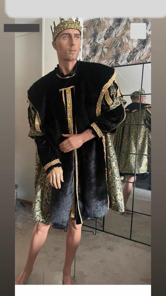 Koning costuum middeleeuwen, Hobby en Vrije tijd, Ophalen of Verzenden