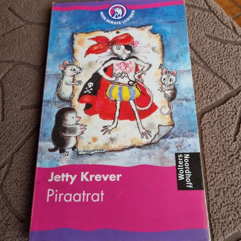 Piraatrat - Jetty Krever (Mijn eerste lijsters), Boeken, Kinderboeken | Jeugd | onder 10 jaar, Ophalen of Verzenden, Gelezen, Jetty Krever