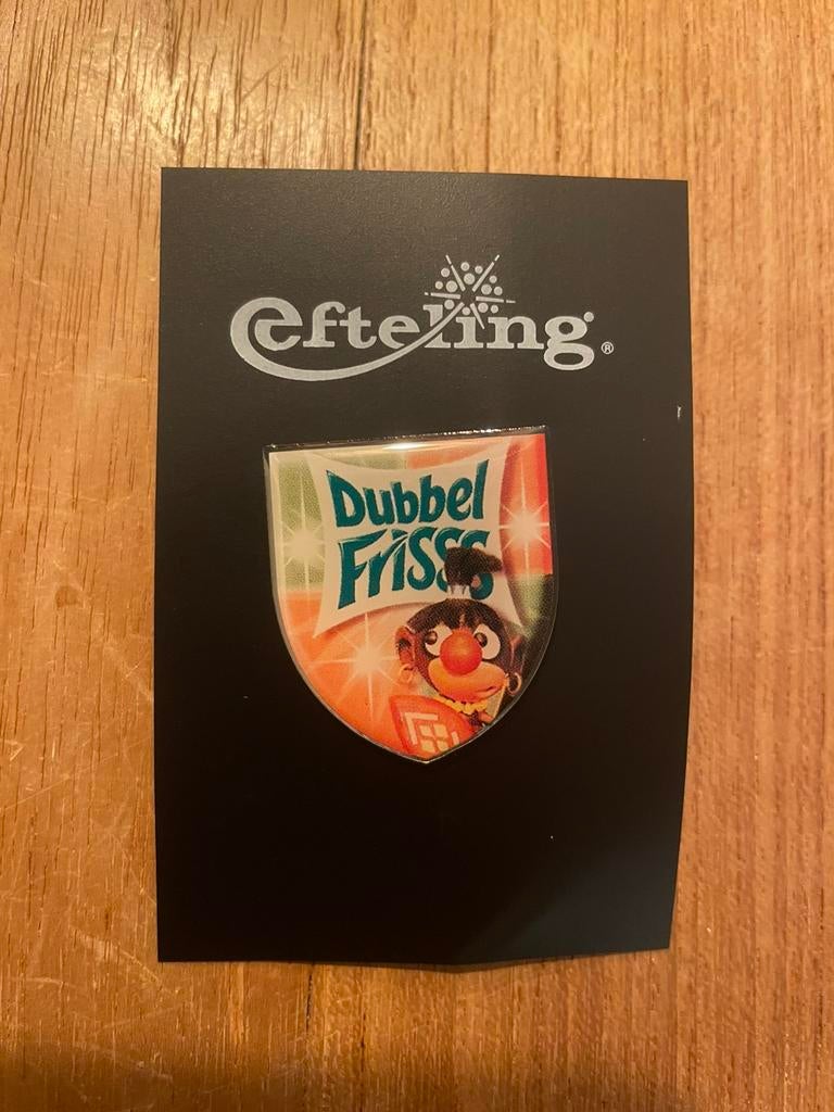 Efteling Pin Dubbel Frisss, Verzamelen, Efteling, Ophalen of Verzenden, Zo goed als nieuw, Button of Speldje