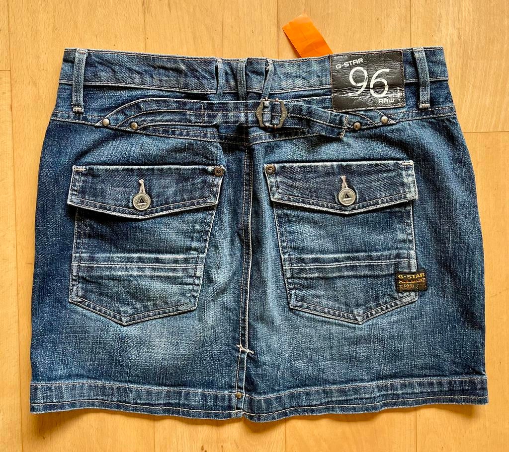 G Star Raw Long Mini Skirt jeans rok W31, Kleding | Dames, Rokken, Blauw, Maat 42/44 (L), Ophalen of Verzenden, Zo goed als nieuw