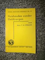 Huishouden zonder Geldzorgen - Geel Succes Boekje No. 79, Ophalen of Verzenden, Gelezen, Mevr. F. M. Vermaes, Overige soorten
