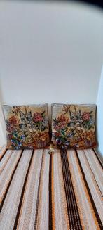 Set 2 vintage poezen poes kat katten kussens kussen, Huis en Inrichting, Woonaccessoires | Kussens, Eu, Gebruikt, Overige kleuren