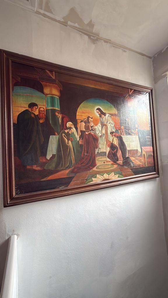 Neogotisch schilderij uit de 19e eeuw, Ophalen