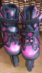 Roces skeelers maat 30-33 zwart roze, Kinderen, Ophalen of Verzenden, Verstelbaar, Gebruikt