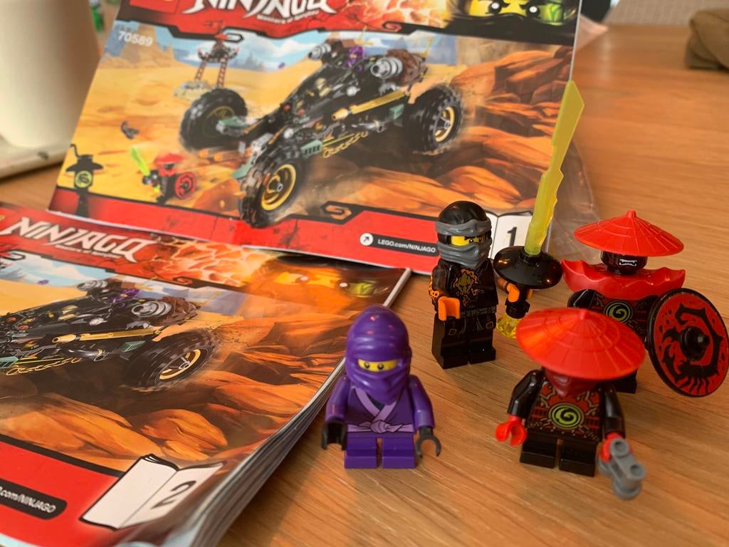 Lego Ninjago 70589 Cole's Rock Roader - Complete Set, Ophalen of Verzenden, Zo goed als nieuw, Complete set, Lego