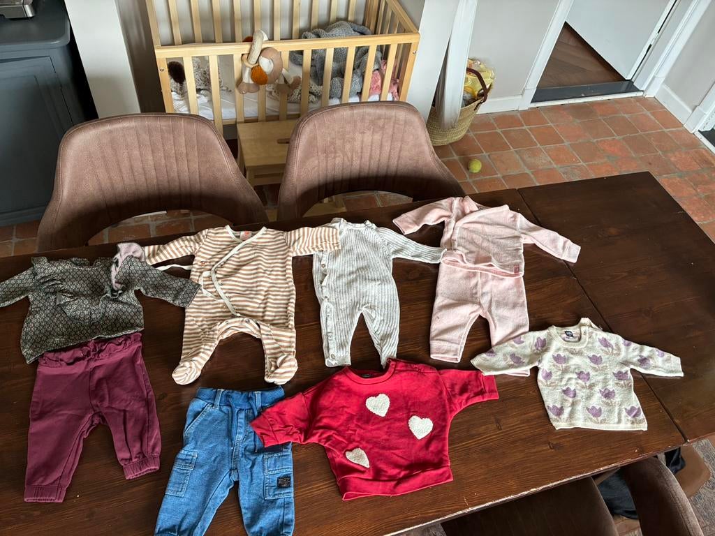 Babykleding maat 56, Kinderen en Baby's, Babykleding | Baby-kledingpakketten, Ophalen, Zo goed als nieuw, Maat 56