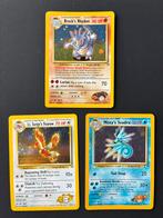 Pokémon Gym Heroes: Rhydon, Fearow, Seadra holo, Ophalen of Verzenden, Zo goed als nieuw, Meerdere kaarten