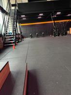 Rubberen fitnessmatten (AA-kwaliteit) - 1x1m, 5cm dik, Sport en Fitness, Fitnessmaterialen, Ophalen of Verzenden, Gebruikt, Fitnessmat