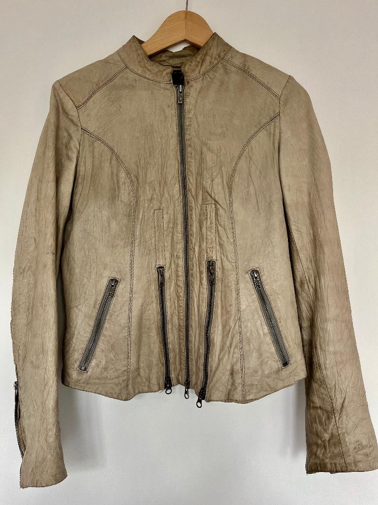 Goosecraft | Leren | Jasje | Jas | Leer | Blazer | Jack | L, Ophalen, Goosecraft, Maat 42/44 (L), Zo goed als nieuw