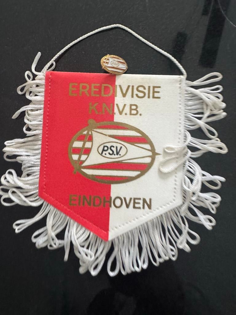 PSV Eredivisie KNVB Vaantje met Speld, Ophalen of Verzenden, Gebruikt, PSV, Vaantje of Sjaal