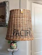 Rivièra maison lampenkap hangkap rattan pacific, Ophalen of Verzenden, Zo goed als nieuw, Rond, Minder dan 25 cm