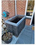 Plantenbak steigerhout zwart, Tuin en Terras, Bloembakken en Plantenbakken, Ophalen, Gebruikt, 60 tot 100 cm, 60 cm of meer