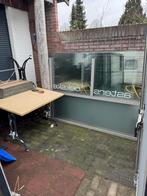 Terrasschermen / windschermen in diverse maten en kleuren, Ophalen, Gebruikt, Complete inventaris