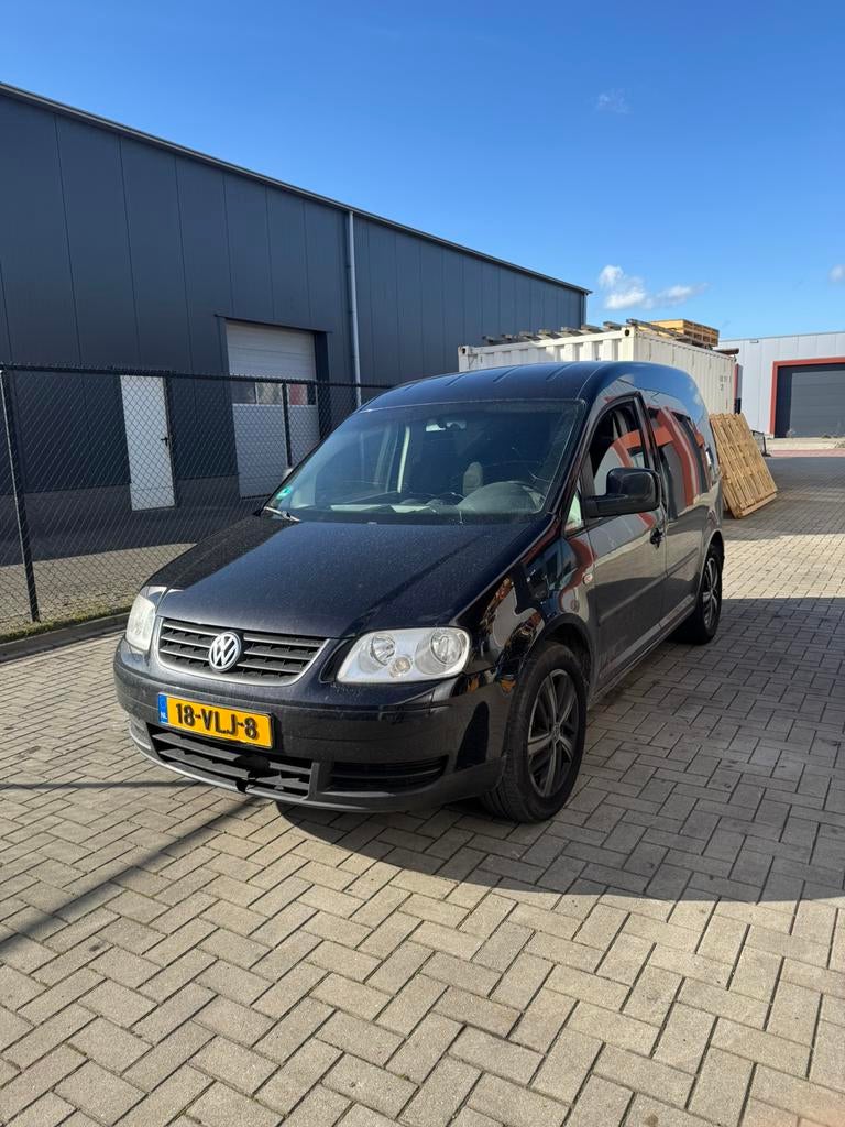 Volkswagen Caddy 1.9 TDI 77KW Bestel AUT 2008, Stof, 4 cilinders, Volkswagen, Zwart