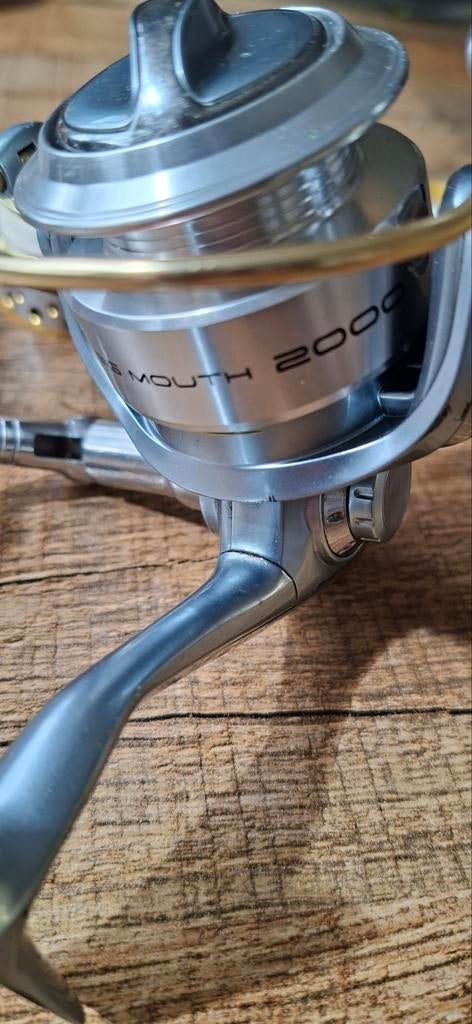 Mitchell big mouth 2000 spinmolen., Watersport en Boten, Hengelsport | Roofvissen, Ophalen, Molen