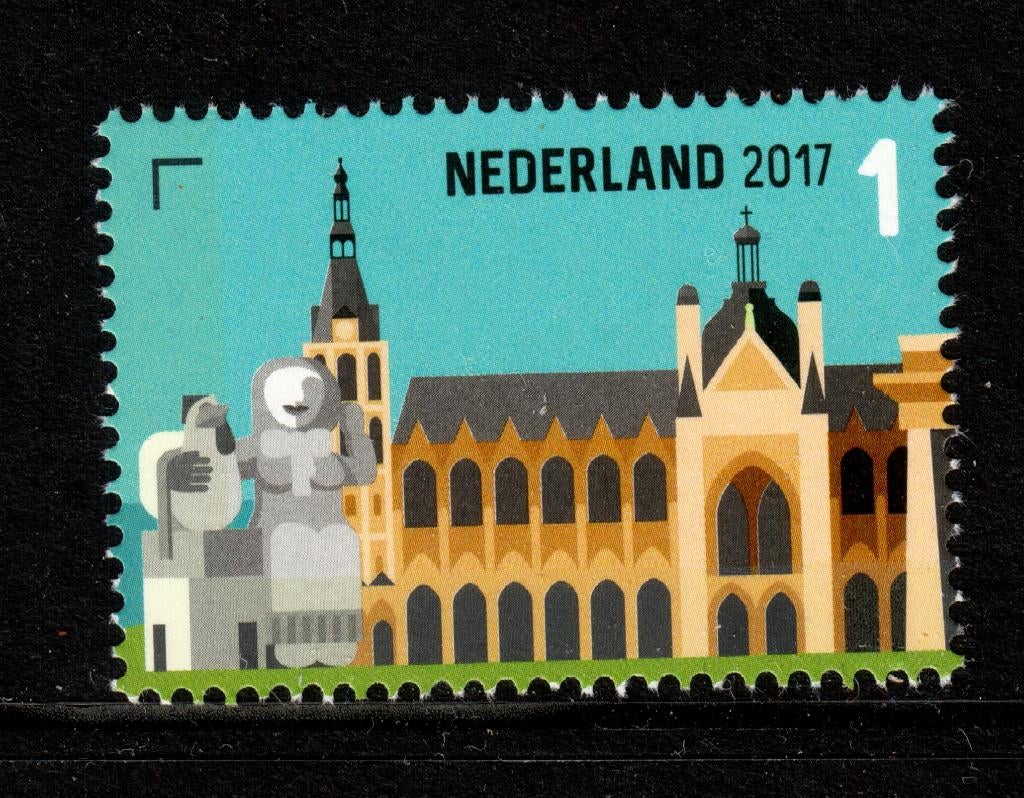Ned. NVPH 3565a zegel Multilaterale Hertogpost 2017, Postzegels en Munten, Postzegels | Nederland, Ophalen of Verzenden, Na 1940