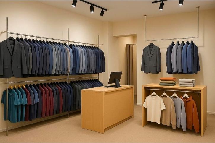 Volledige winkelinrichting., Zakelijke goederen, Kantoor en Winkelinrichting | Kantoormeubilair en Inrichting, Ophalen