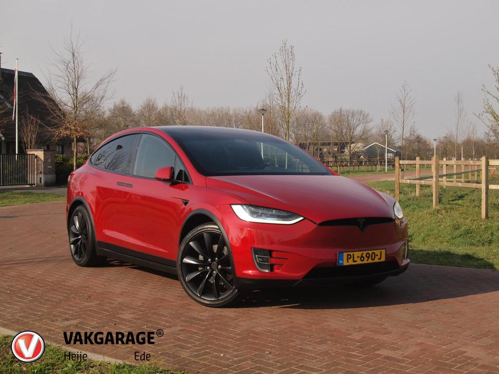 Tesla Model X 100D 6P | Facelift Entertainment Systeem | Lee, Auto's, Tesla, Model X, Stof, Gebruikt, 100 kWh