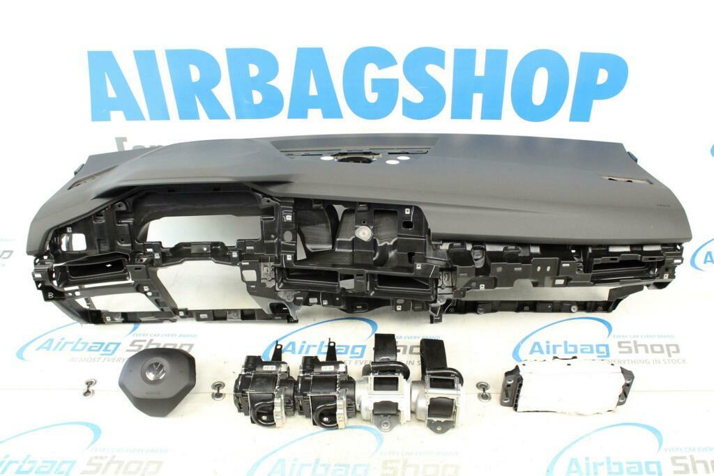 Airbag set - Dashboard zwart met speaker Volkswagen Golf 8, Gebruikt, Ophalen of Verzenden