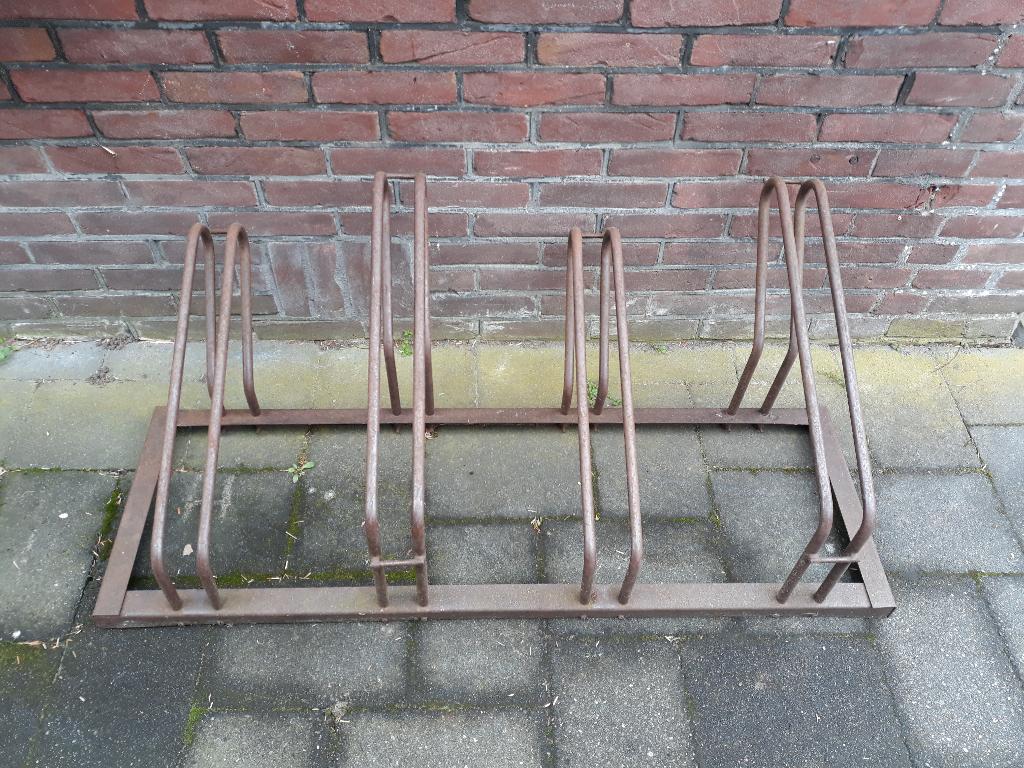fietsenrek, Fietsen en Brommers, Ophalen, Gebruikt