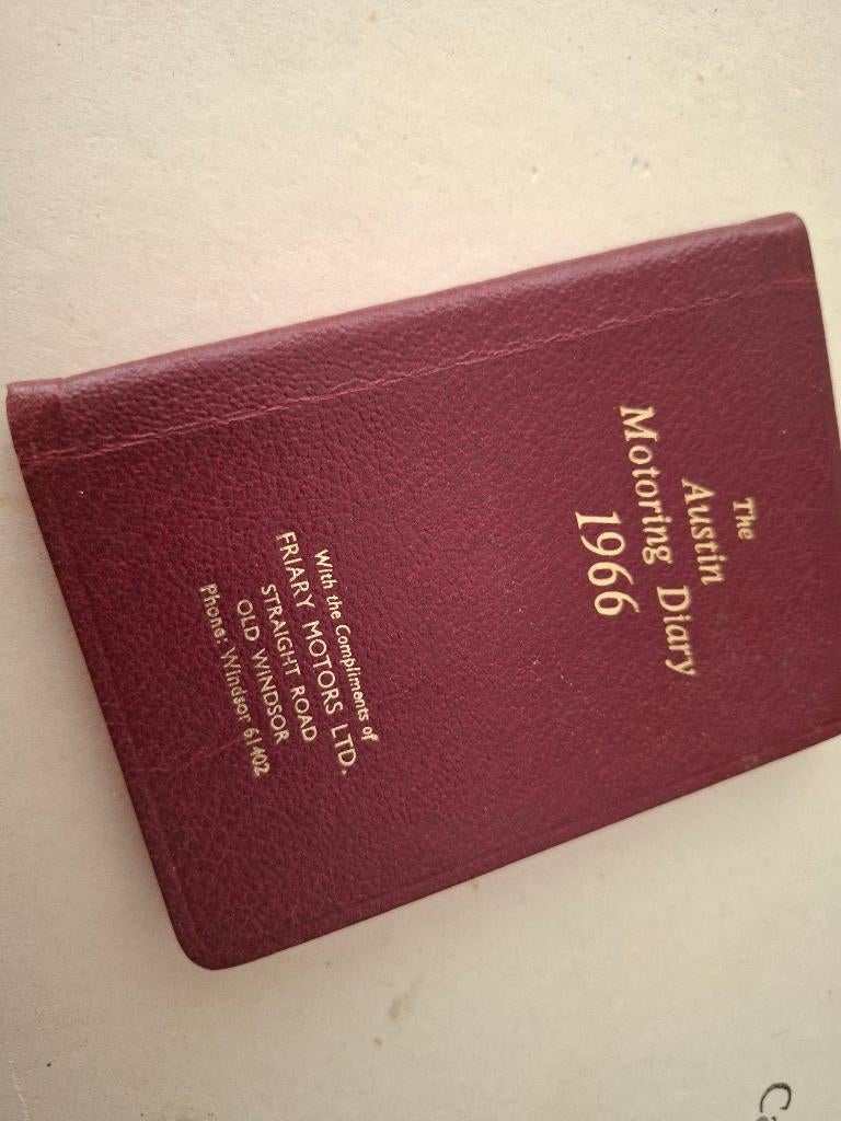 Vintage agenda Austin motoring Diary 1966, Diversen, Agenda's, Verzenden, Nieuw