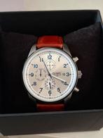 Chrono Olympic horloge – 22mm band – met doos, Sieraden, Tassen en Uiterlijk, Horloges | Heren, Leer, Staal, Polshorloge, Zo goed als nieuw