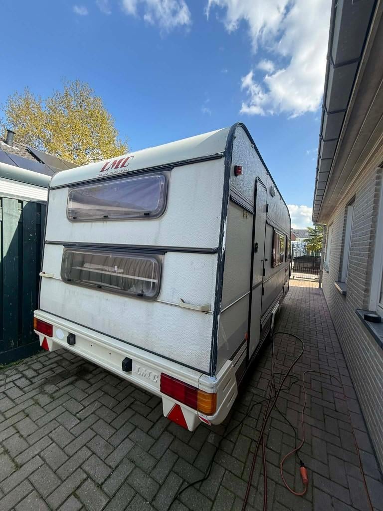 lmc 510 kinderkamer voortent 5 persoons, Bedrijf, 2 aparte bedden, Kachel, 5 tot 6 meter